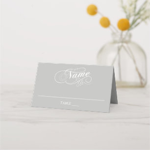 Elegant Wedding Table Place Cards Any Colour