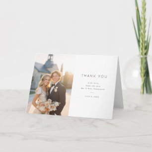 Elegant Wedding Thank You Card