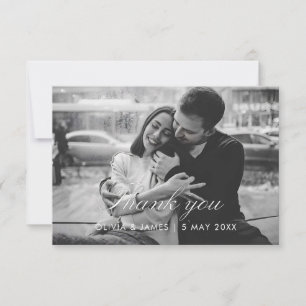 Elegant Wedding Thank You Card Printable