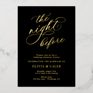 Elegant Wedding The Night Before Rehearsal Dinner