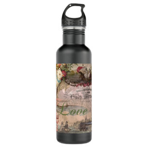 Elegant Wedding Vintage Marriage Antique Vintage 710 Ml Water Bottle