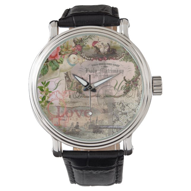 Elegant Wedding Vintage Marriage Antique Vintage Watch (Front)