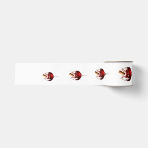 Elegant Wedding Wine Glass Splash Grosgrain Ribbon