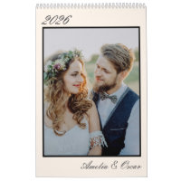 Elegant Wedding Year Large Photo Modern Portrait