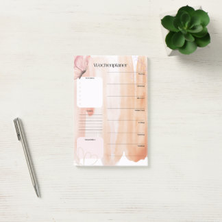 Elegant Weekly Planner with To-Do List & Notes –