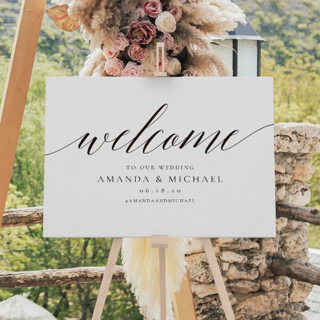 Elegant Welcome Wedding Sign (Creator Uploaded)