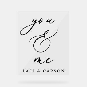 Elegant Welcome Wedding Sign – Custom Names & Date