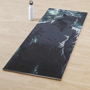 Elegant Werewolf Anime Yoga Mat