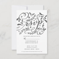 Elegant Whimsical Vintage Lettering Chalk Wedding