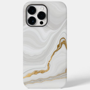 Elegant White And Gold Marble Case-Mate iPhone 14 Pro Max Case