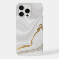 Elegant White And Gold Marble