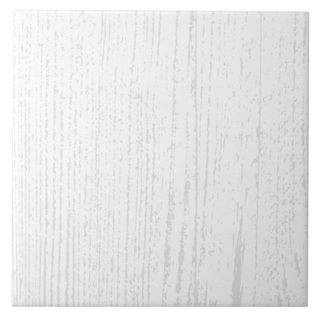 Elegant White and Grey Wood Grain Tile (Front)