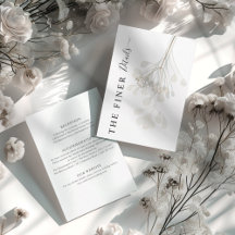 Elegant White & Beige Foliage Wedding Details