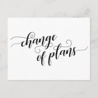 Elegant White Change of Plans Postponed Wedding