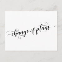 Elegant White Change of Plans Postponed Wedding