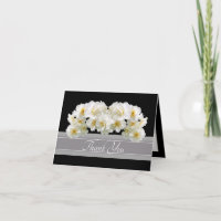 Elegant White Daffodil Bouquet Floral Thank You