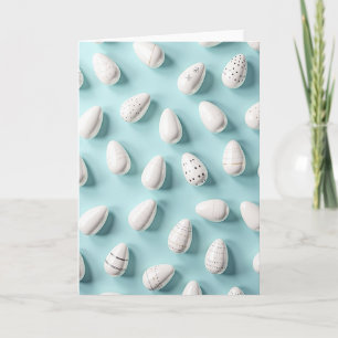 Elegant White Egg Design Card