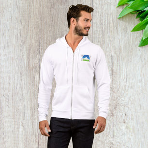 Elegant White Event Tent with Curtains Hoodie