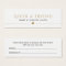 Elegant White Faux Gold Beauty Salon Referral Card