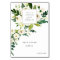 Elegant White Floral  Menu Option Place Cards
