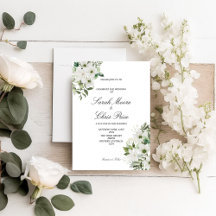 Elegant White Floral Wedding