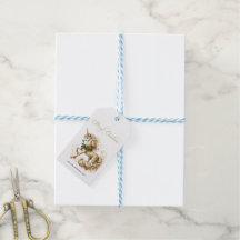 Elegant White & Gold Christmas Unicorn