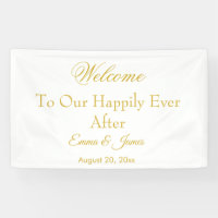 Elegant White Gold Happily Ever After Wedding