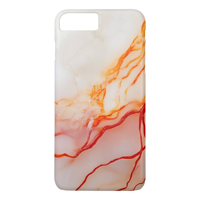 Elegant White & Gold Marble Pattern Case-Mate iPhone Case (Back)