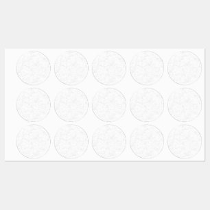 Elegant White Graduation Announcement
