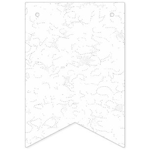 Elegant White Graduation Announcement Bunting