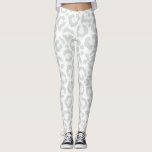 Elegant White Gray Leopard Cheetah Animal Print Leggings<br><div class="desc">This elegant chic pattern is perfect for the trendy and stylish fashionista. It features a hand-drawn white and gray leopard cheetah animal print pattern. It's modern, simple, and cute. ***IMPORTANT DESIGN NOTE: For any custom design request such as matching product requests, color changes, placement changes, or any other change request,...</div>