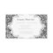 Elegant white, grey floral pattern monogram