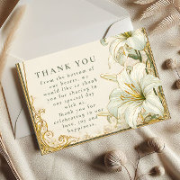 Elegant White Lily Wedding