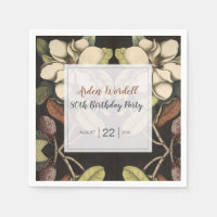 Elegant White Magnolias Birthday Party