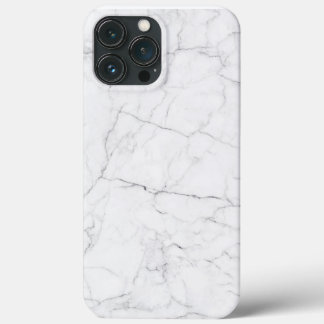 Elegant White Marble iPhone 13 Pro Max Case