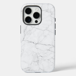 Elegant White Marble iPhone 16 Pro Case