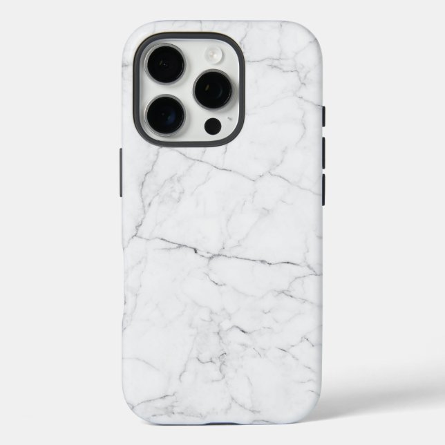 Elegant White Marble  Case-Mate iPhone Case (Back)