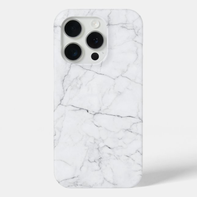 Elegant White Marble  Case-Mate iPhone Case (Back)