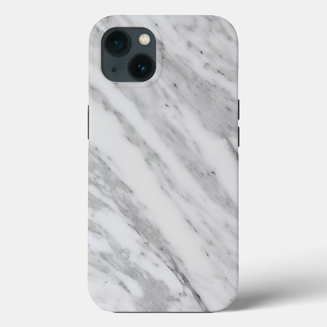  Elegant White Marble Case-Mate iPhone Case (Back)