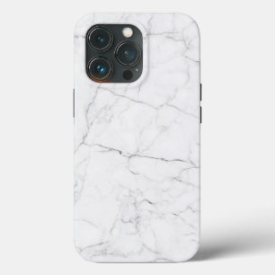 Elegant White Marble iPhone 13 Pro Case
