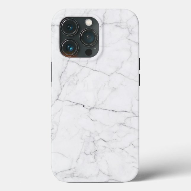 Elegant White Marble  Case-Mate iPhone Case (Back)