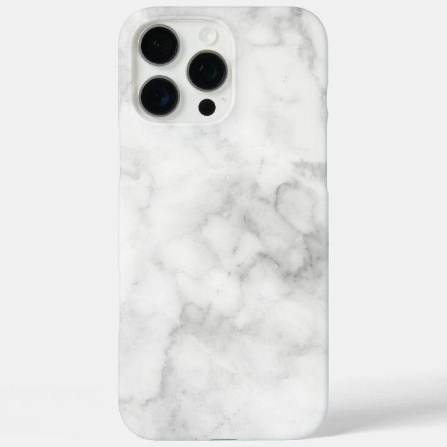 Elegant White Marble  Case-Mate iPhone Case (Back)