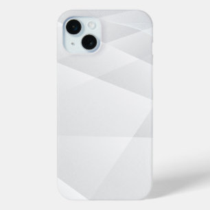 Elegant White Marble iPhone 15 Mini Case