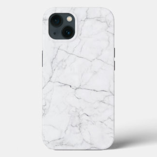 Elegant White Marble iPhone 13 Case