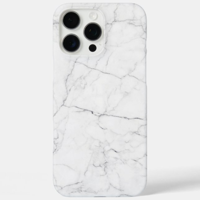 Elegant White Marble Case-Mate iPhone Case (Back)