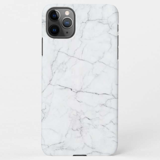 Elegant White Marble  iPhone Case (Back)