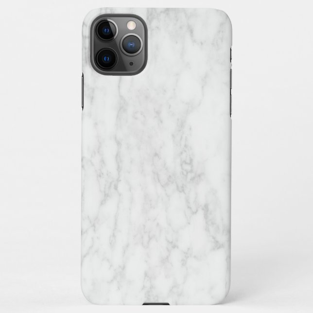 Elegant White Marble  iPhone Case (Back)