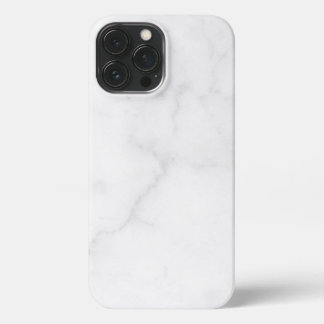 Elegant White Marble iPhone 13 Pro Max Case