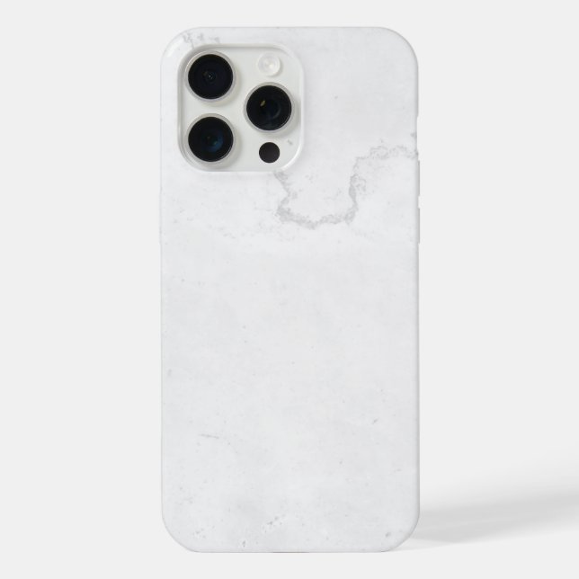 Elegant White Marble  iPhone Case (Back)
