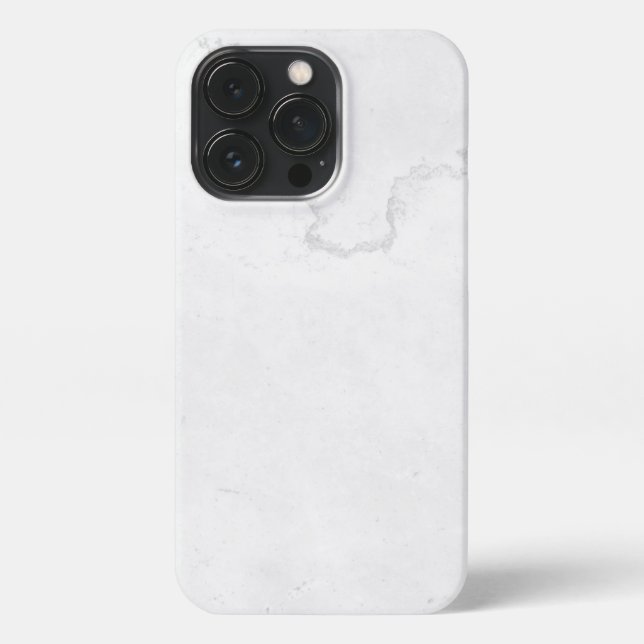 Elegant White Marble  iPhone Case (Back)
